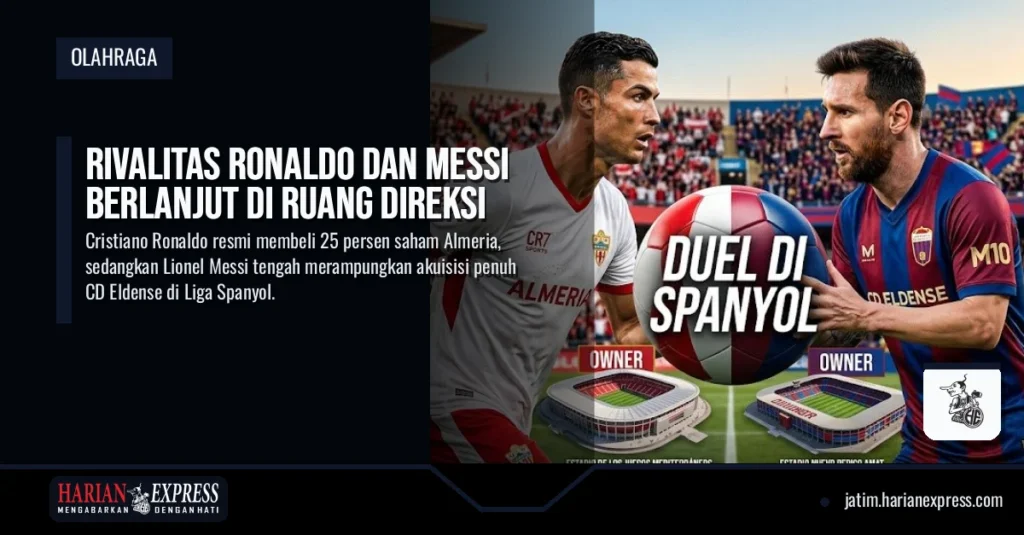 Rivalitas Ronaldo dan Messi Berlanjut di Ruang Direksi