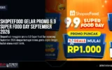 ShopeeFood Gelar Promo 9.9 Super Food Day September 2026