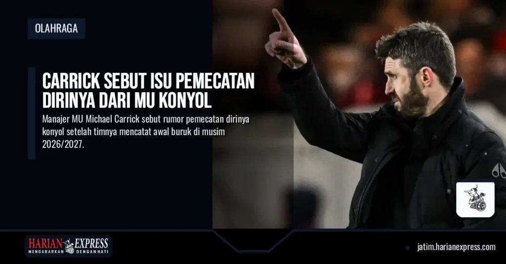 Carrick Sebut Isu Pemecatan Dirinya dari MU Konyol
