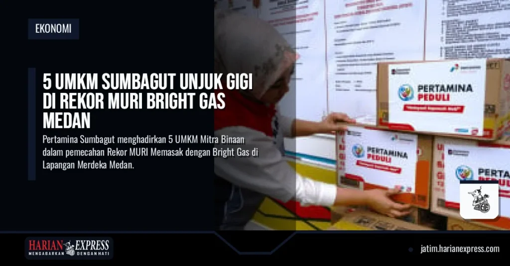 5 UMKM Sumbagut Unjuk Gigi di Rekor MURI Bright Gas Medan