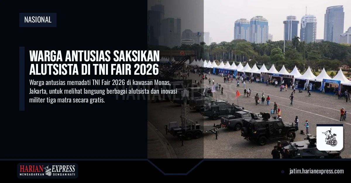 Warga Antusias Saksikan Alutsista di TNI Fair 2026