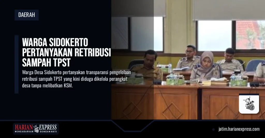 Warga Sidokerto Pertanyakan Retribusi Sampah TPST