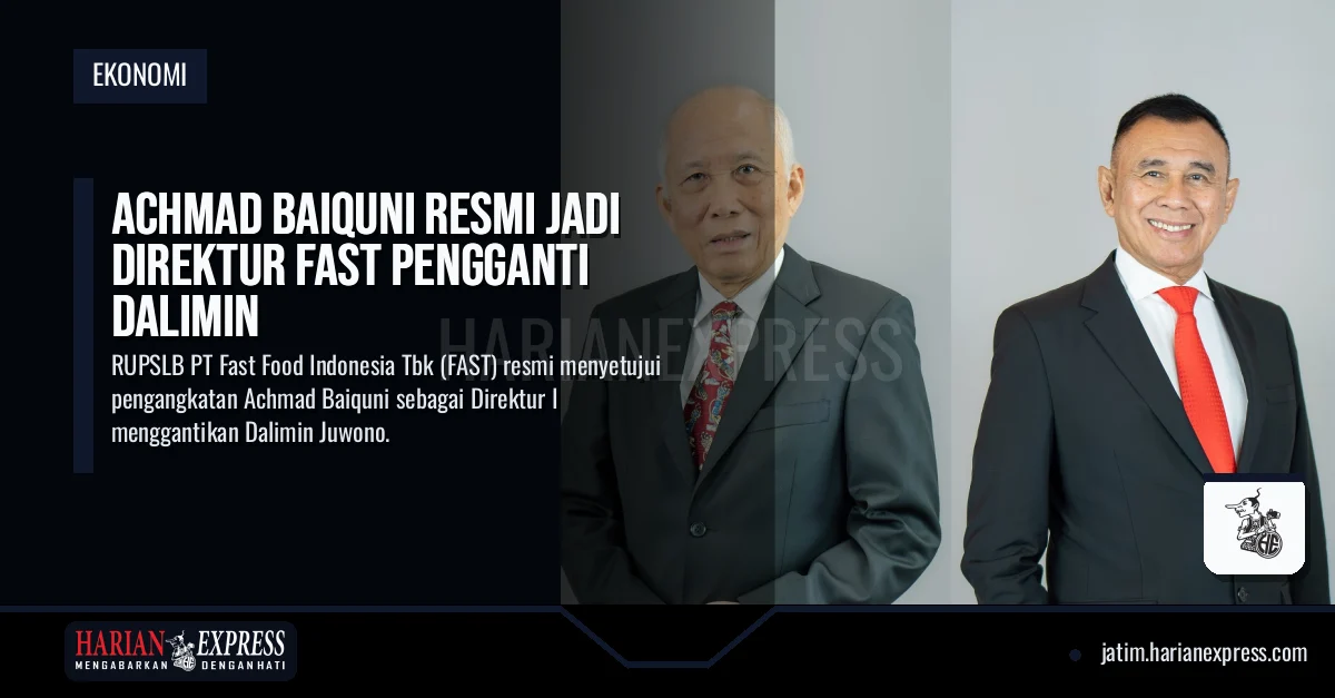 Achmad Baiquni Resmi Jadi Direktur FAST Pengganti Dalimin