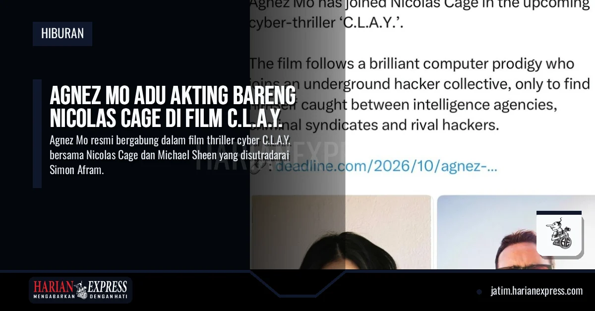 Agnez Mo Adu Akting Bareng Nicolas Cage di Film C.L.A.Y.