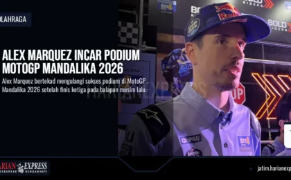 Alex Marquez Incar Podium MotoGP Mandalika 2026