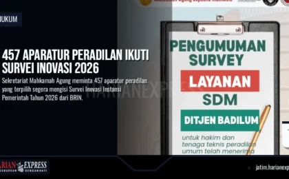 457 Aparatur Peradilan Ikuti Survei Inovasi 2026