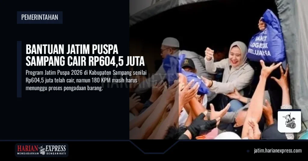 Bantuan Jatim Puspa Sampang Cair Rp604,5 Juta