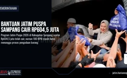 Bantuan Jatim Puspa Sampang Cair Rp604,5 Juta