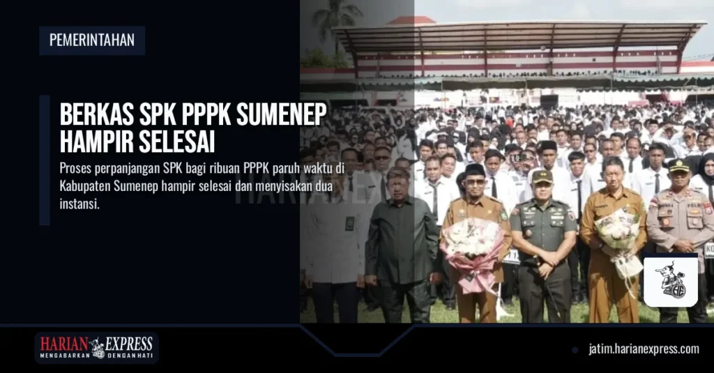 Berkas SPK PPPK Sumenep Hampir Selesai