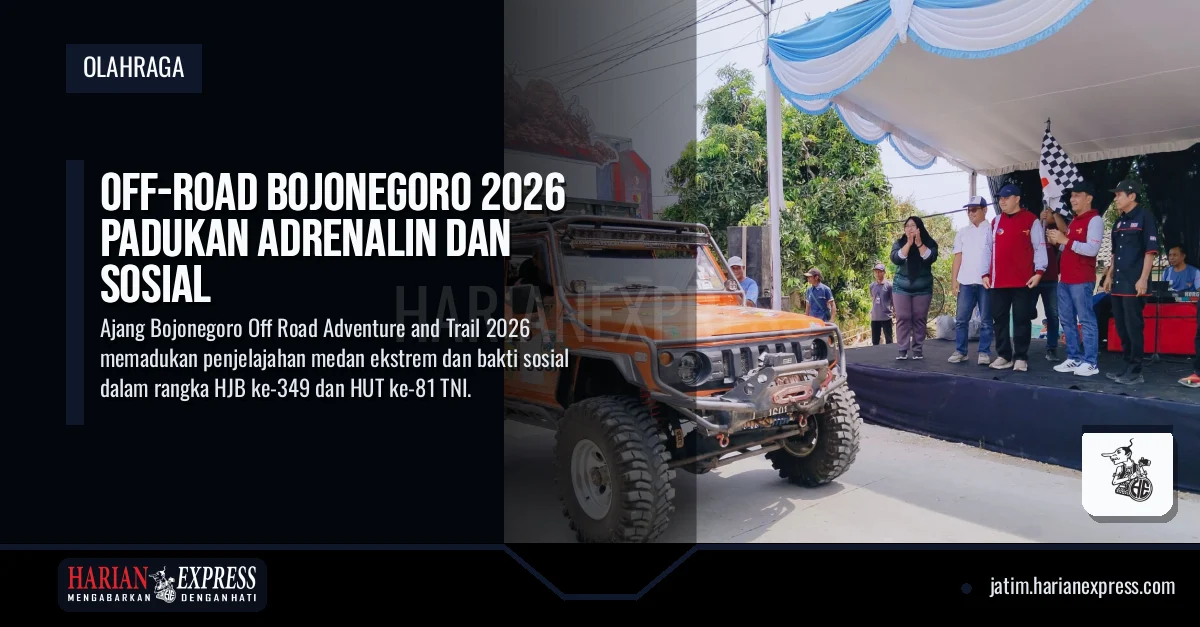 Off-Road Bojonegoro 2026 Padukan Adrenalin dan Sosial