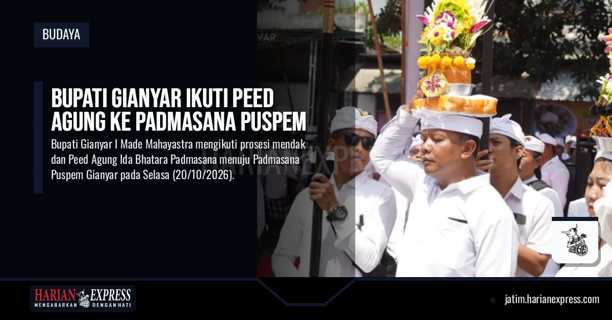 Bupati Gianyar Ikuti Peed Agung ke Padmasana Puspem