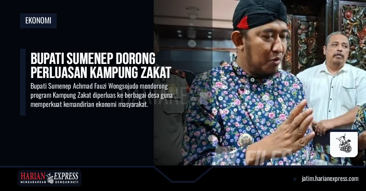 Bupati Sumenep Dorong Perluasan Kampung Zakat