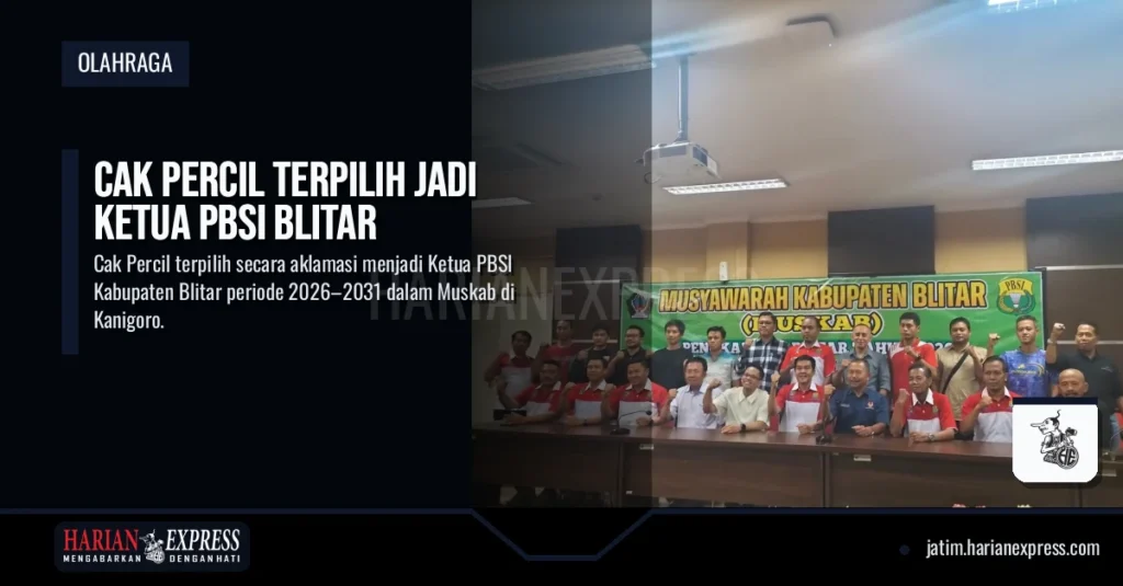 Cak Percil Terpilih Jadi Ketua PBSI Blitar