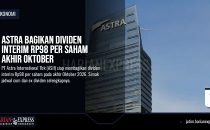 Astra Bagikan Dividen Interim Rp98 Per Saham Akhir Oktober
