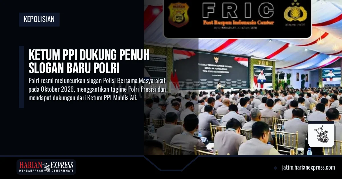 Ketum PPI Dukung Penuh Slogan Baru Polri