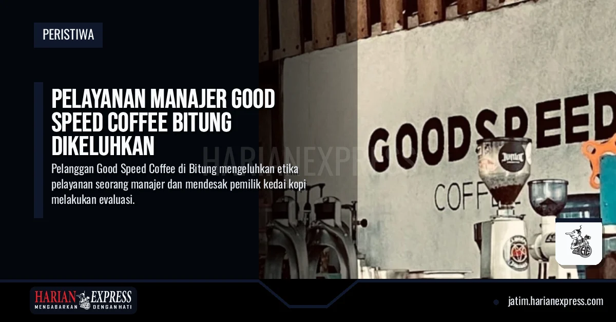 Pelayanan Manajer Good Speed Coffee Bitung Dikeluhkan