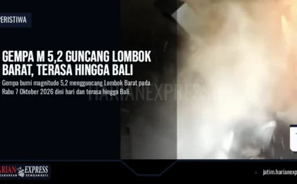 Gempa M 5,2 Guncang Lombok Barat, Terasa Hingga Bali