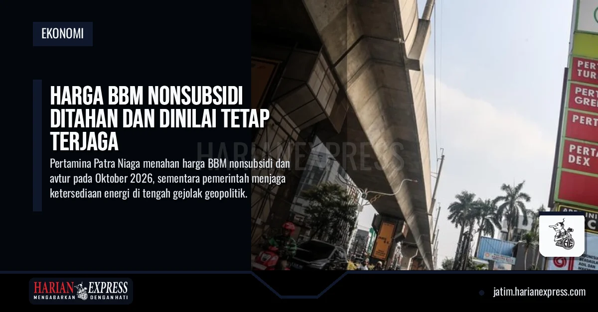 Harga BBM Nonsubsidi Ditahan dan Dinilai Tetap Terjaga