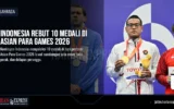 Indonesia Rebut 10 Medali di Asian Para Games 2026