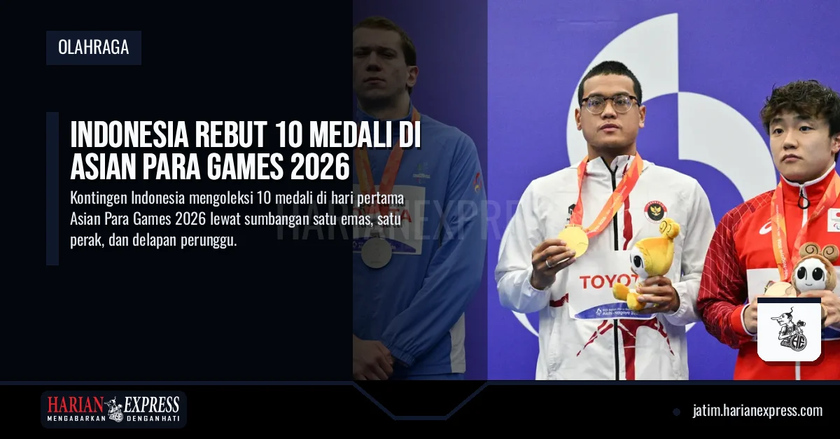 Indonesia Rebut 10 Medali di Asian Para Games 2026