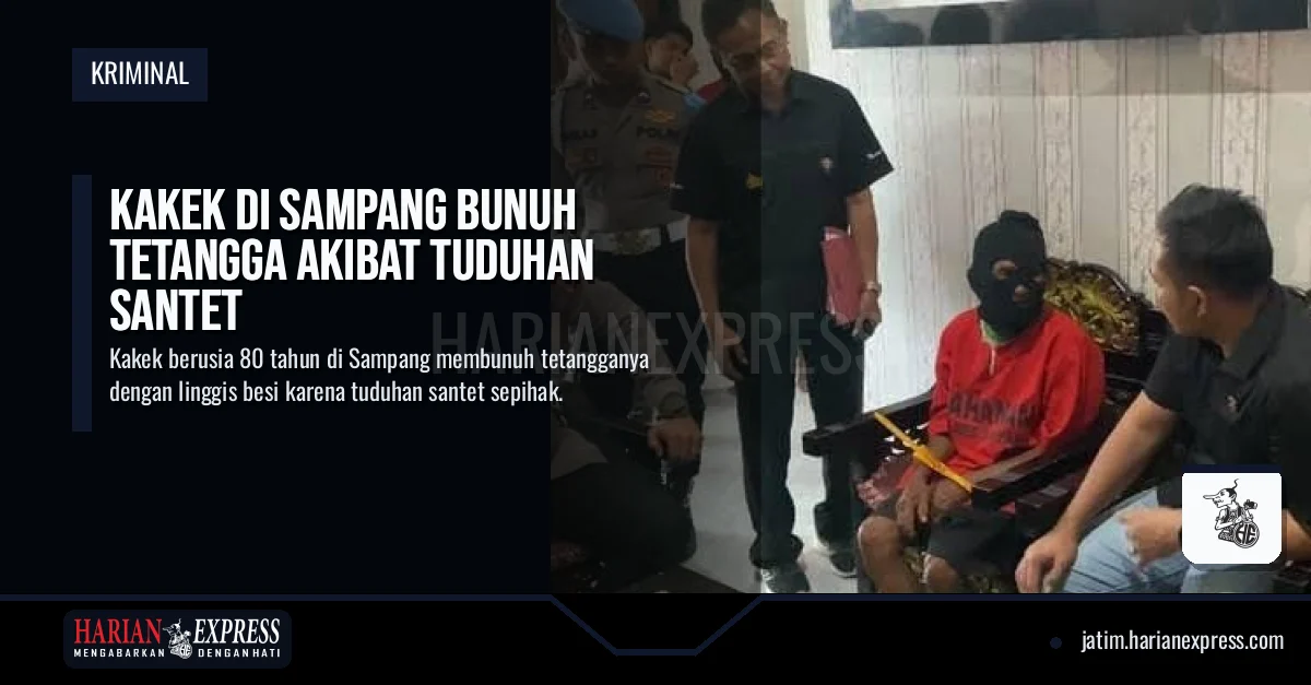 Kakek di Sampang Bunuh Tetangga Akibat Tuduhan Santet