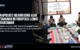 Kapolres Bojonegoro Ajak Tahanan Introspeksi Lewat Khataman