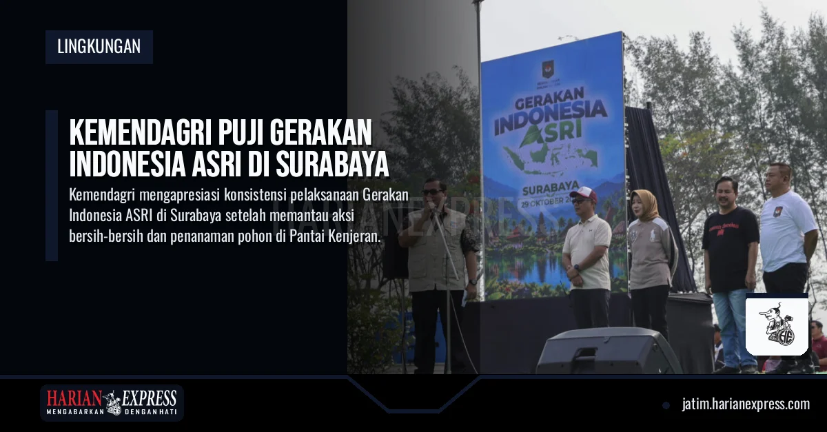 Kemendagri Puji Gerakan Indonesia ASRI di Surabaya