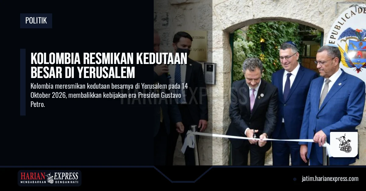 Kolombia Resmikan Kedutaan Besar di Yerusalem
