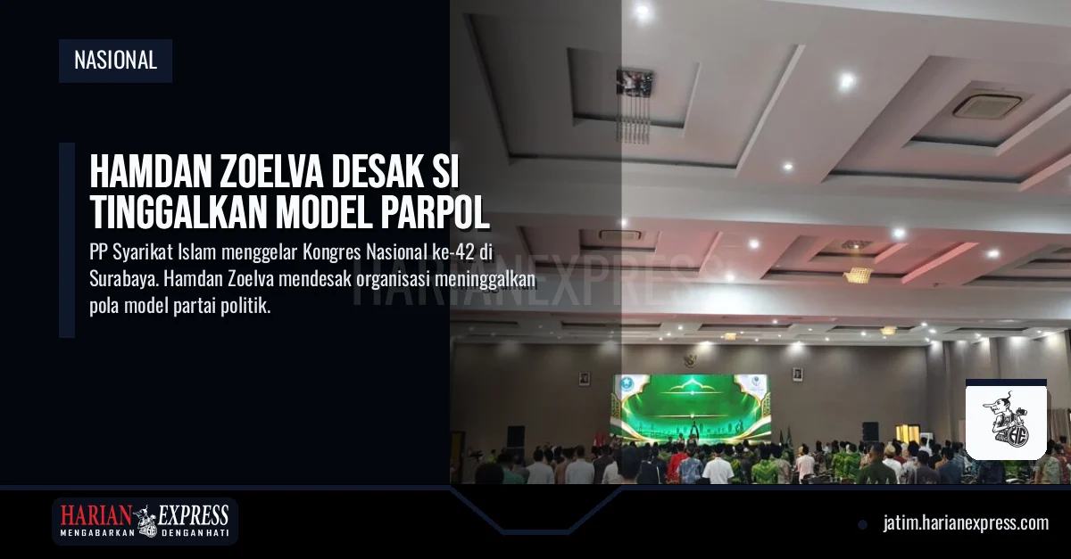 Hamdan Zoelva Desak SI Tinggalkan Model Parpol