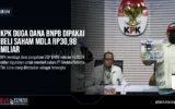 KPK Duga Dana BNPB Dipakai Beli Saham MDLA Rp30,98 Miliar