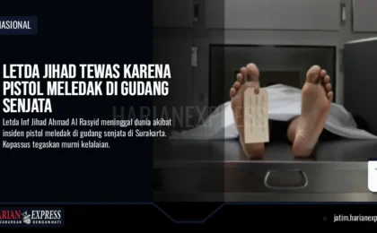 Letda Jihad Tewas Karena Pistol Meledak di Gudang Senjata