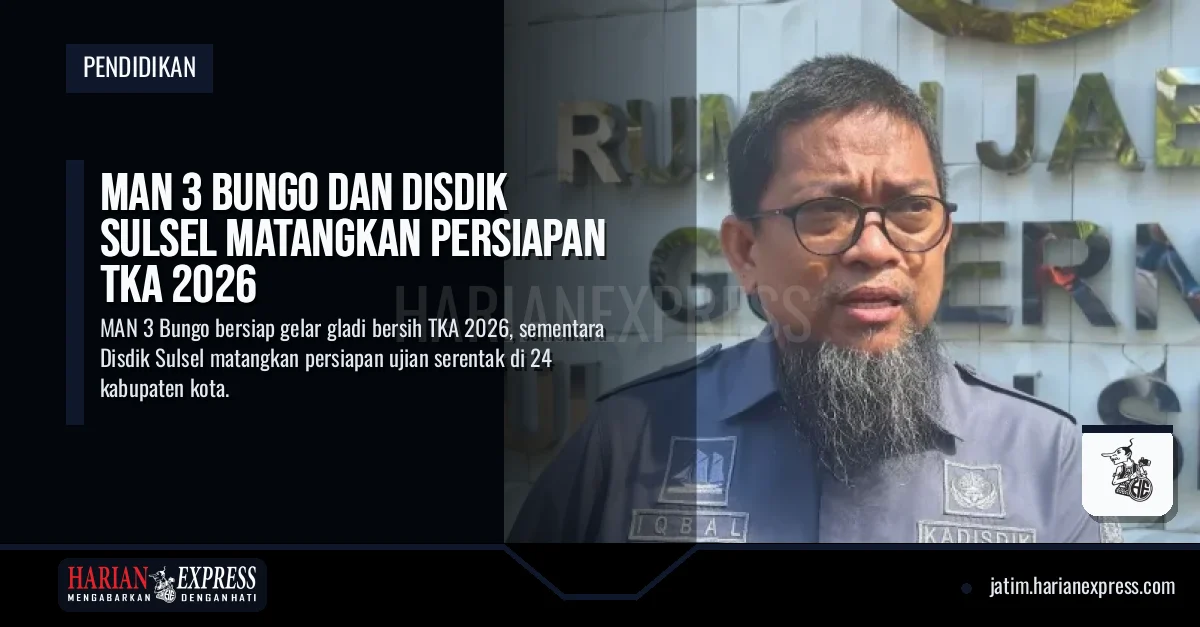 MAN 3 Bungo dan Disdik Sulsel Matangkan Persiapan TKA 2026