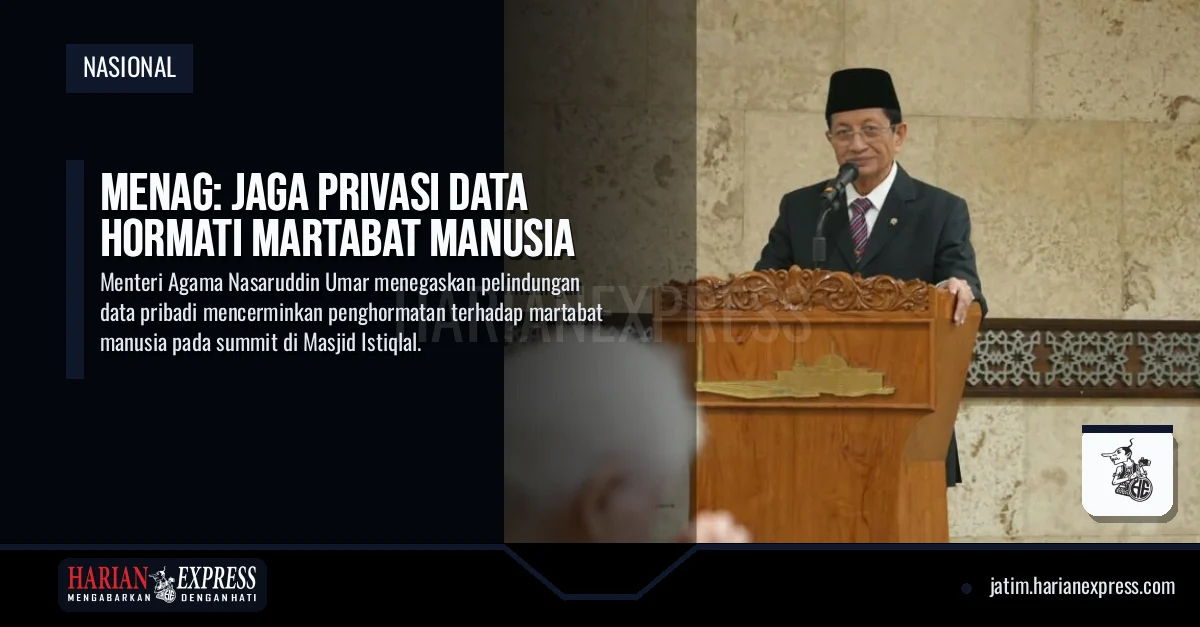 Menag: Jaga Privasi Data Hormati Martabat Manusia