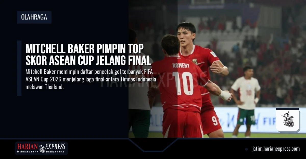 Mitchell Baker Pimpin Top Skor ASEAN Cup Jelang Final