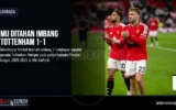 MU Ditahan Imbang Tottenham 1-1