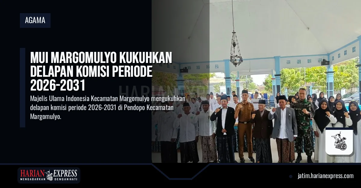 MUI Margomulyo Kukuhkan Delapan Komisi Periode 2026-2031