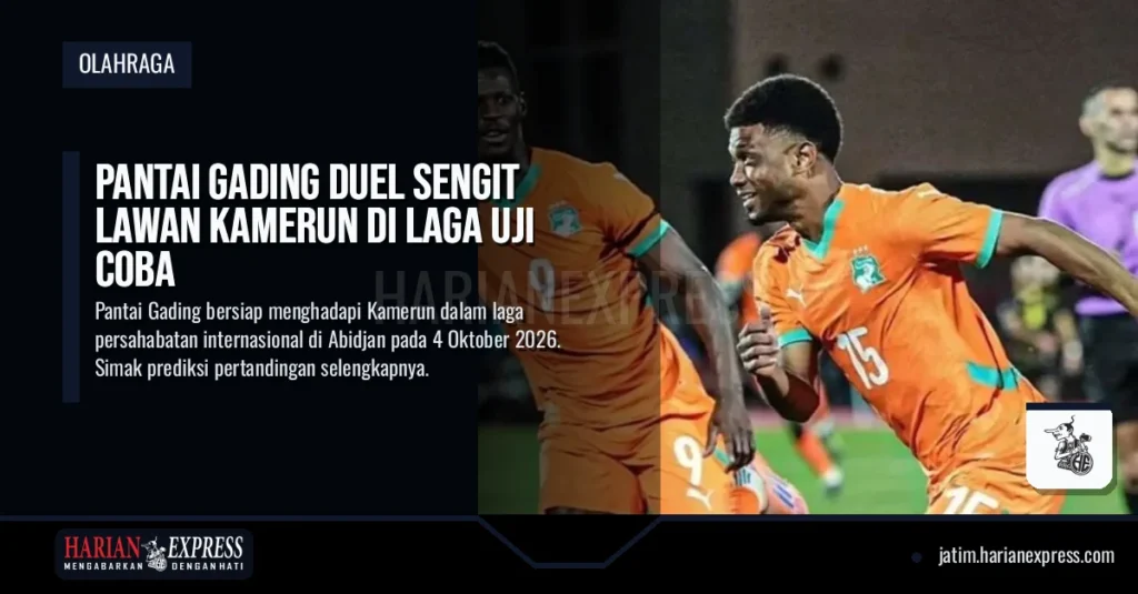 Pantai Gading Duel Sengit Lawan Kamerun di Laga Uji Coba