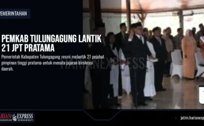 Pemkab Tulungagung Lantik 21 JPT Pratama