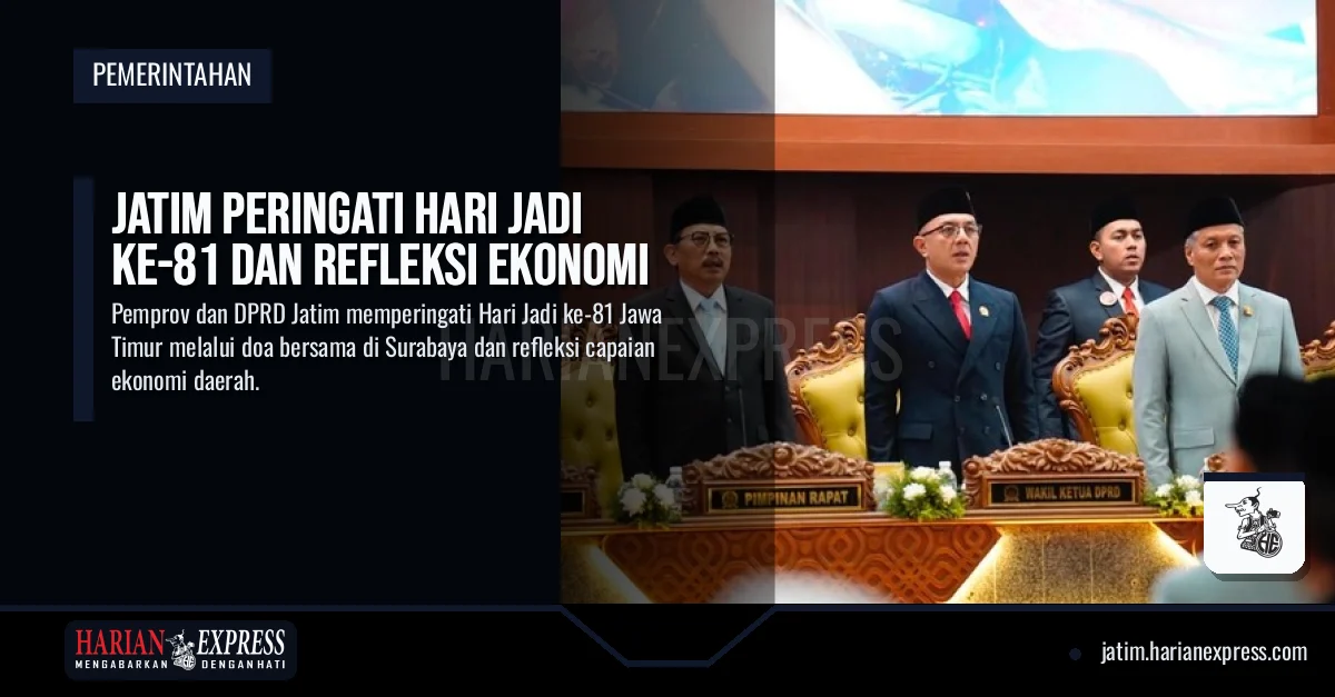 Jatim Peringati Hari Jadi Ke-81 dan Refleksi Ekonomi