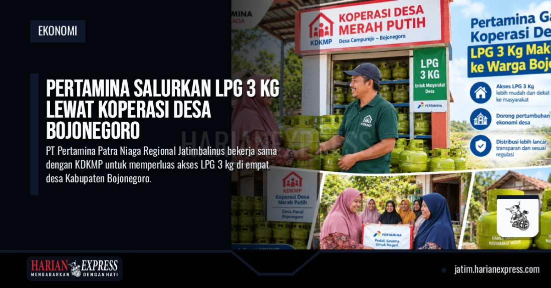 Pertamina Salurkan LPG 3 Kg Lewat Koperasi Desa Bojonegoro