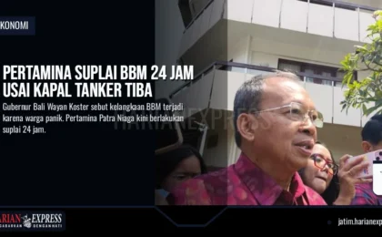 Pertamina Suplai BBM 24 Jam Usai Kapal Tanker Tiba