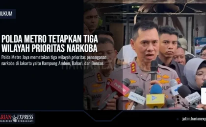 Polda Metro Tetapkan Tiga Wilayah Prioritas Narkoba