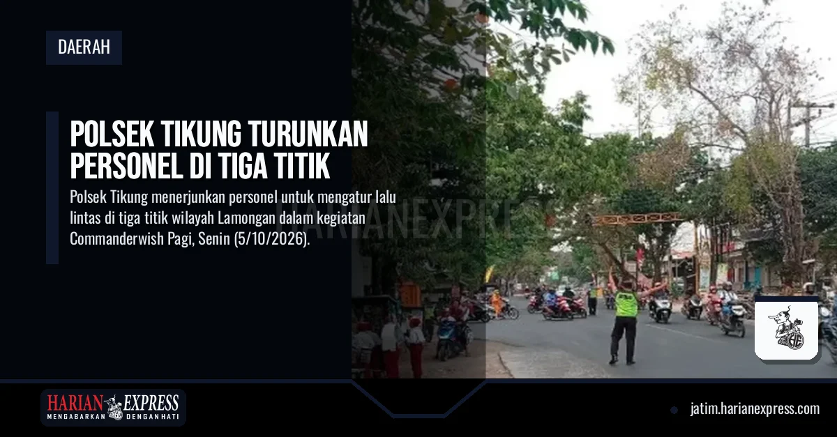 Polsek Tikung Turunkan Personel di Tiga Titik