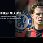 Bournemouth star Alex Scott with Chelsea and Liverpool badges