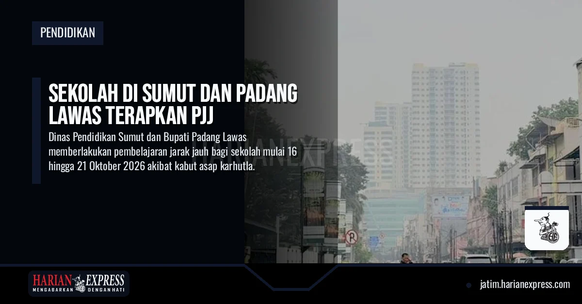 Sekolah di Sumut dan Padang Lawas Terapkan PJJ