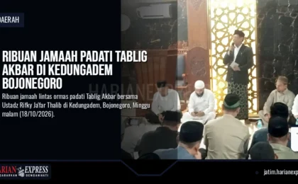 Ribuan Jamaah Padati Tablig Akbar di Kedungadem Bojonegoro