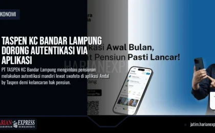 Taspen KC Bandar Lampung Dorong Autentikasi via Aplikasi