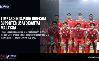 Timnas Singapura Dikecam Suporter Usai Dibantai Malaysia