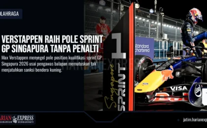 Verstappen Raih Pole Sprint GP Singapura Tanpa Penalti
