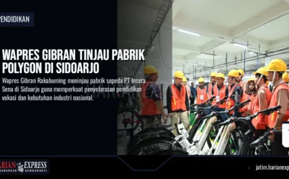 Wapres Gibran Tinjau Pabrik Polygon di Sidoarjo